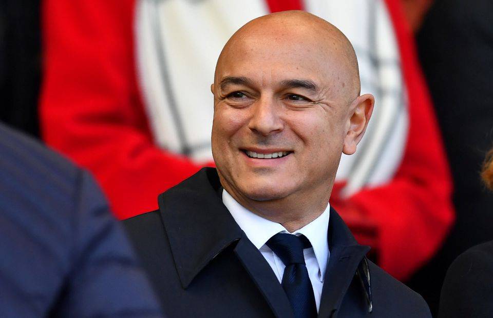 Daniel Levy in the stands for Spurs amid speculation over a move for Cristian Romero