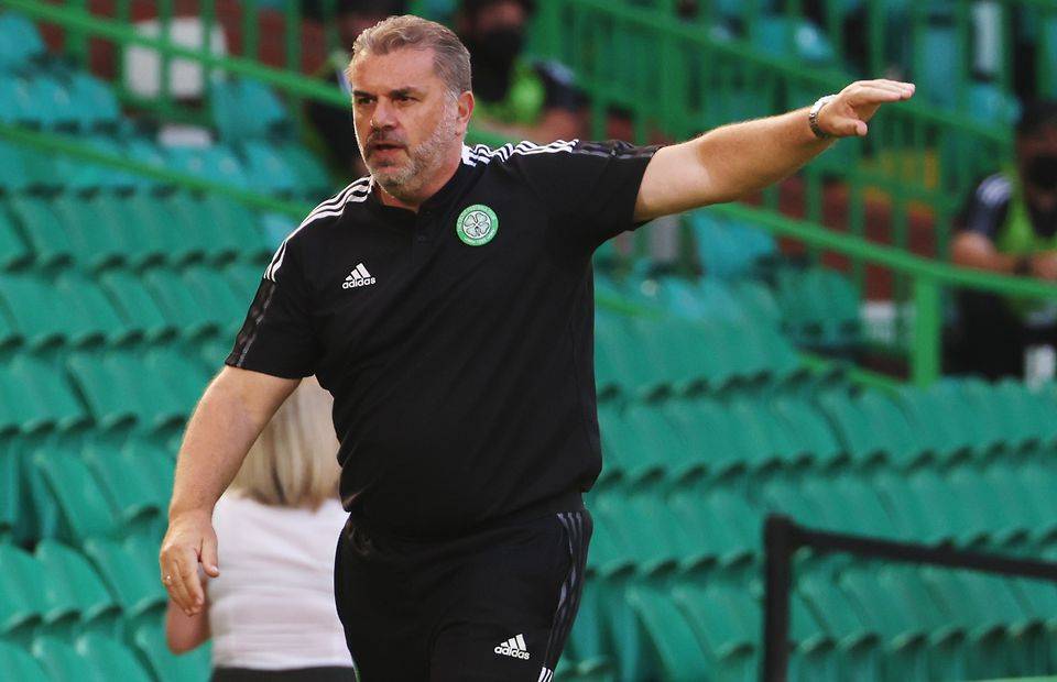 Celtic manager Ange Postecoglou on the touchline in the Champions League