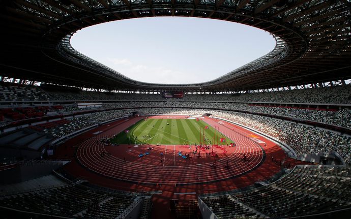 The Olympic Stadium in Tokyo will host the opening ceremony.