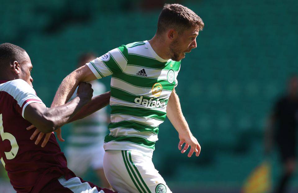 Celtic midfielder Ryan Christie in action amid doubts over his future