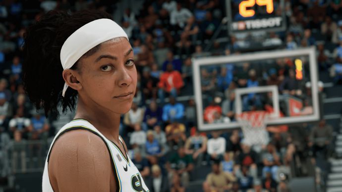 Candace Parker become the first female basketball player to grace an NBA 2K cover.