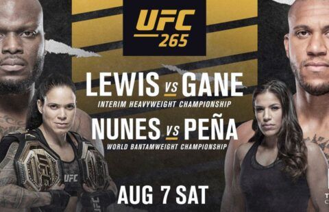 UFC 265 takes place August 7 from Houston, Texas