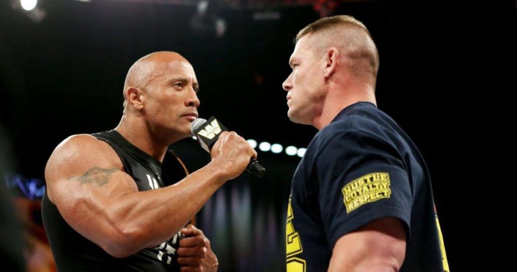 John Cena v The Rock was one of WWE's biggest ever matches