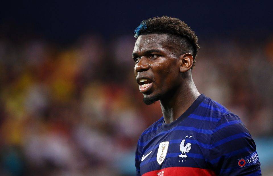 Manchester United midfielder Paul Pogba in action for France