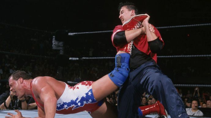 The Olympic Gold Medallist says Shane McMahon could've been a great retirement match