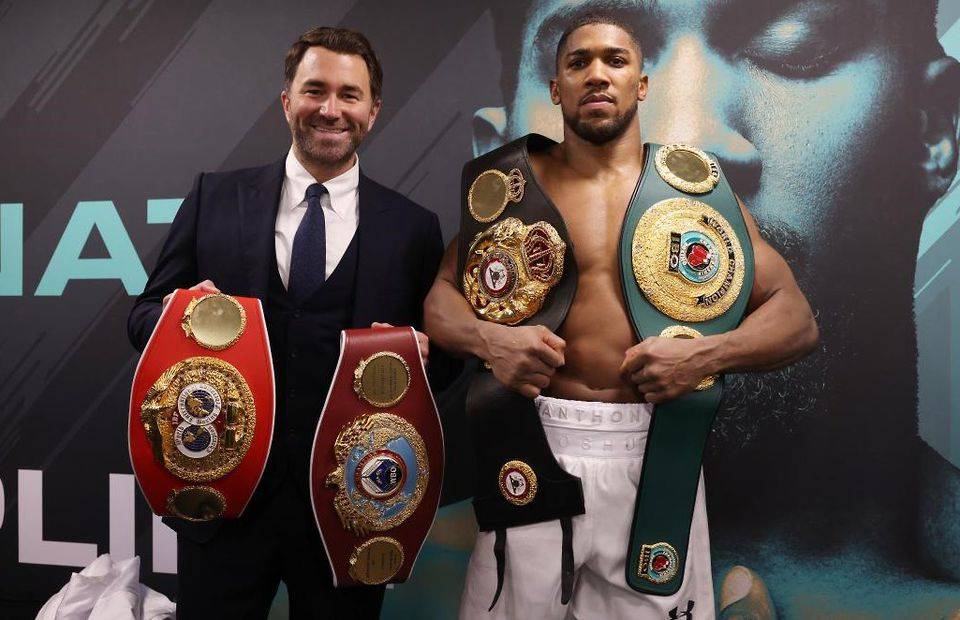 Eddie Hearn is 'confident' Anthony Joshua will have too much for Tyson Fury should they finally meet in the ring.