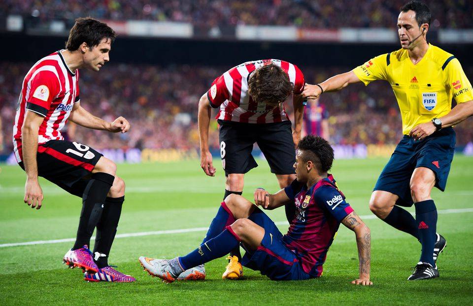 Athletic Bilbao were not happy with Neymar...