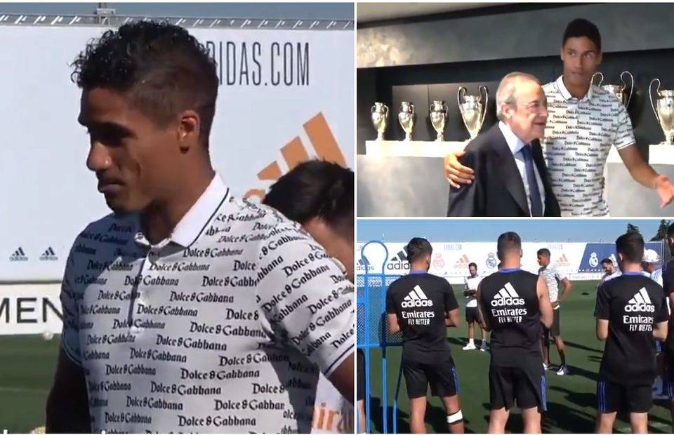 Raphael Varane fought back the tears in his last day at Real Madrid