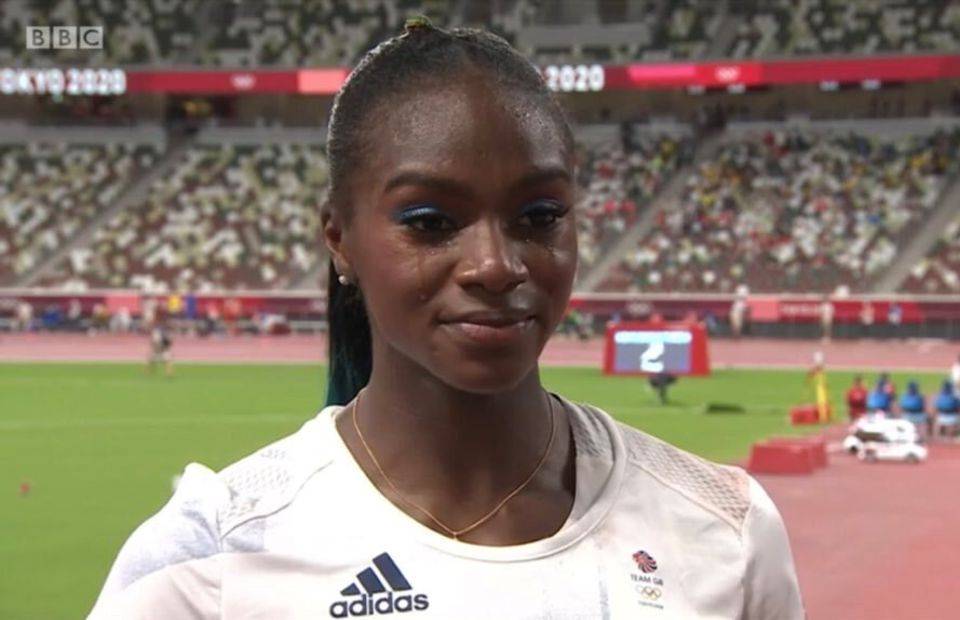 Dina Asher-Smith gave a heartbreaking interview after her 100m exit at the Olympics