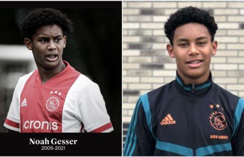 Ajax's Noah Gesser died on Friday night