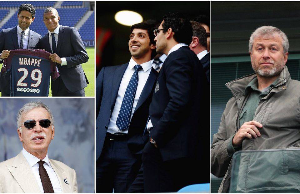 Arsenal, Chelsea and Man City owners are included in the top 10 wealthiest