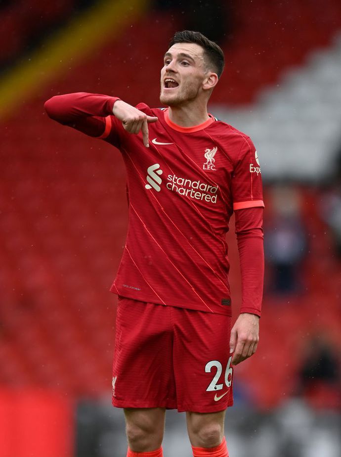 Andy Robertson in action for Liverpool
