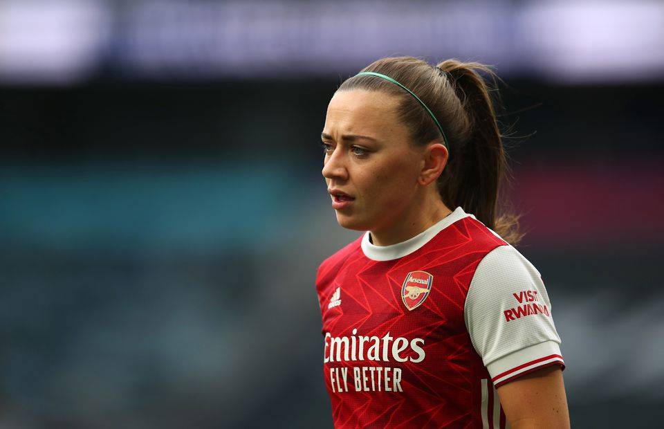 Katie McCabe played for Arsenal as they defeated Chelsea 2-1 at the Emirates
