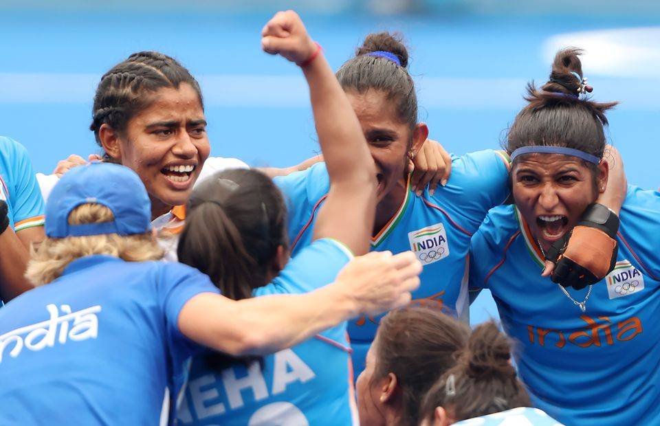 The Indian women's hockey team widely celebrated defeating Australia at the Tokyo 2020 Olympic Games