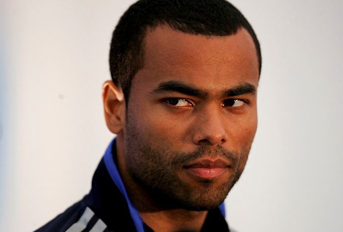 Ashley Cole during a Chelsea press conference