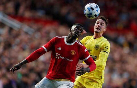 Axel Tuanzebe in action for Manchester United