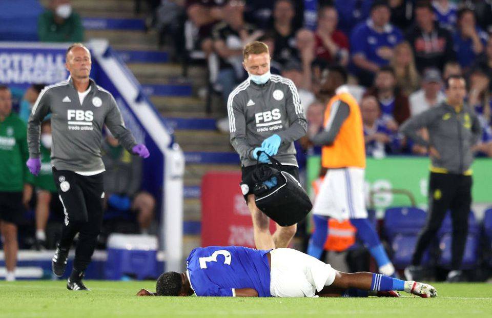 Wesley Fofana suffered a serious injury for Leicester vs Villarreal