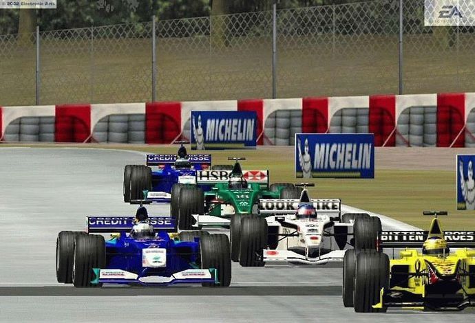 F1 Challenge '99-'02 has been rated the best Formula 1 game of all time by Metacritic.