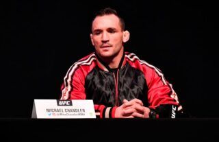 Michael Chandler predicts he will knock out Justin Gaethje at UFC 268 on November 6.