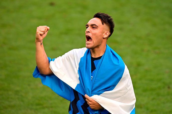 Lautaro Martinez in action for Inter Milan