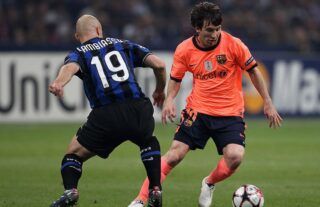 Lionel Messi has failed to score against Inter Milan for Barcelona
