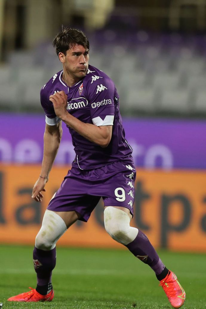Vlahovic with Fiorentina