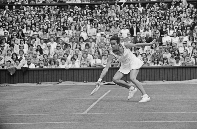 Virginia Wade at Wimbledon 1977