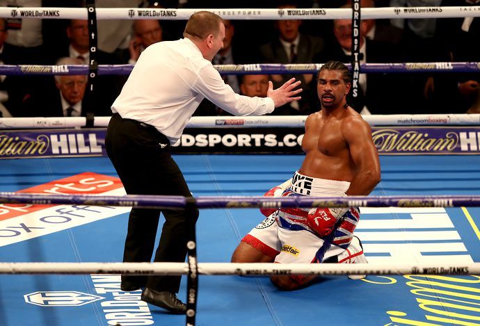 David Haye was defeated by Tony Bellew in his previous fight.