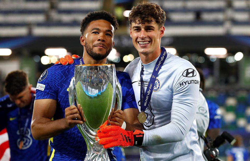 Moment Reece James hilariously trolls Villarreal fans after Chelsea win the UEFA Super Cup