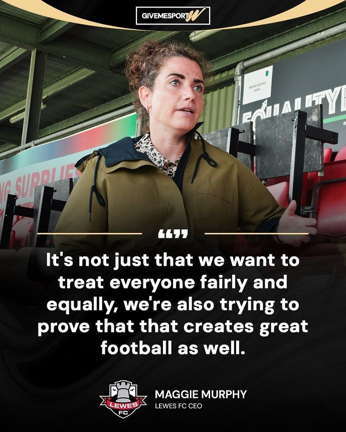 Maggie Murphy is CEO of Lewes FC