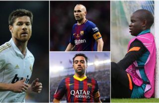 Alonso, Iniesta, Xavi included in top 10 midfielders in last 10 years