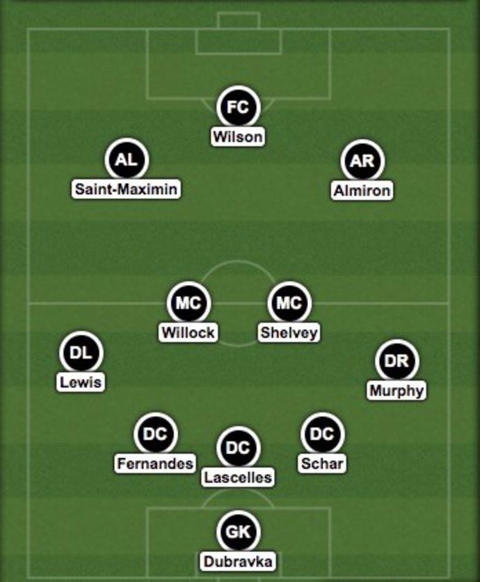 Newcastle's XI