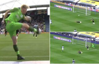 Aleksandar Mitrović's goal for Fulham vs Huddersfield is so comical it's gone viral