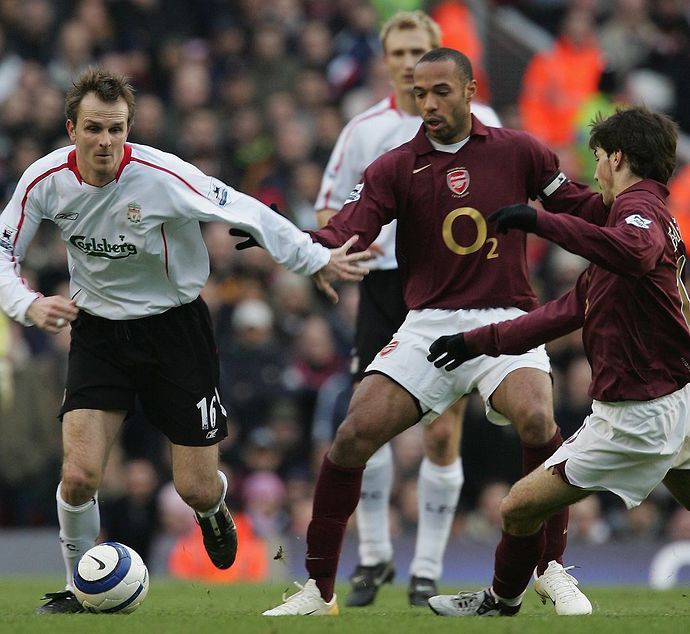 Henry & Fabregas in action for Arsenal