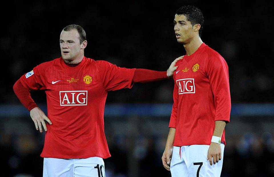 Wayne Rooney & Cristiano Ronaldo played together at Manchester United