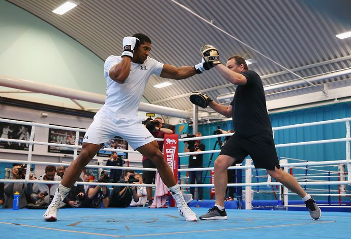 Anthony Joshua is in training for his first fight since December 2020