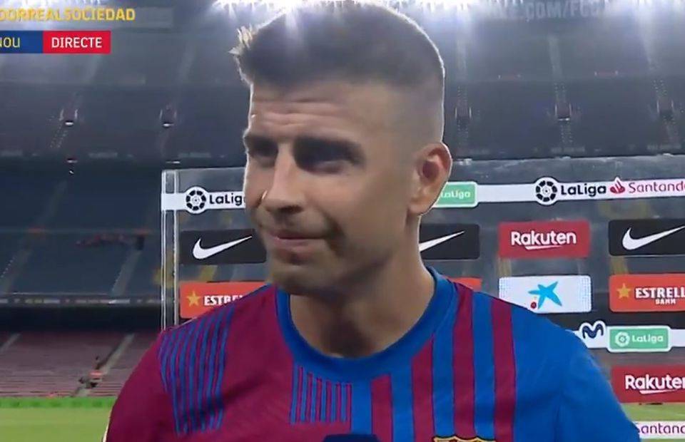 Gerard Pique gave a class interview after Barcelona 4-2 Real Sociedad