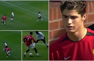 Cristiano Ronaldo made his Man Utd debut 18 years ago