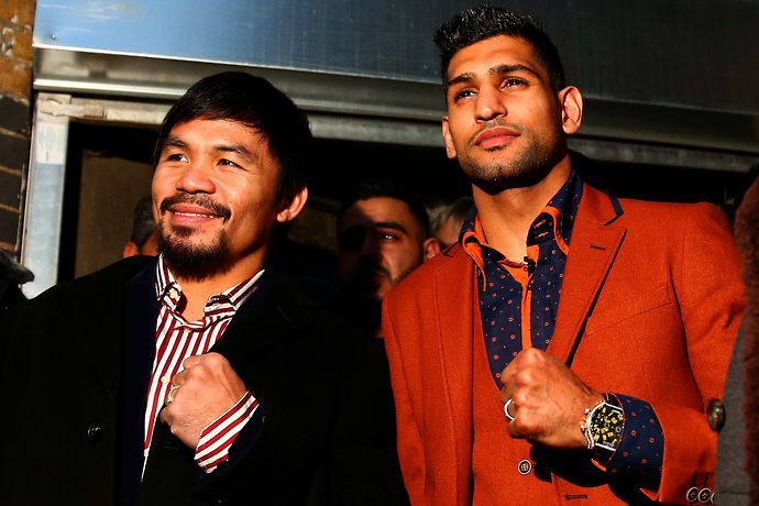 Amir Khan used to train with Manny Pacquiao