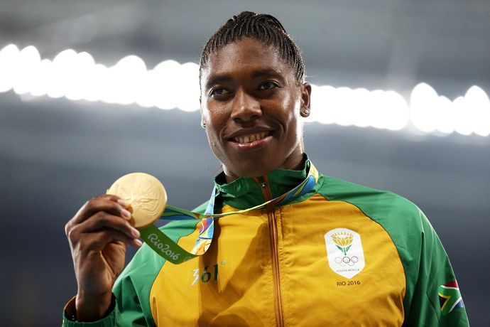 South Africa's Caster Semenya is a two-time Olympic 800m champion