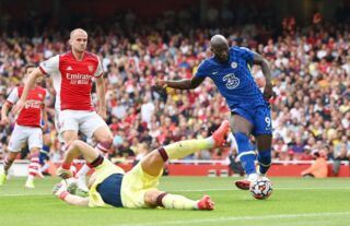 Romelu Lukaku scored on his second Chelsea debut v Arsenal