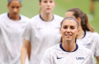 US footballer Alex Morgan has voiced her support for athletes in Afghanistan following the takeover of the Taliban