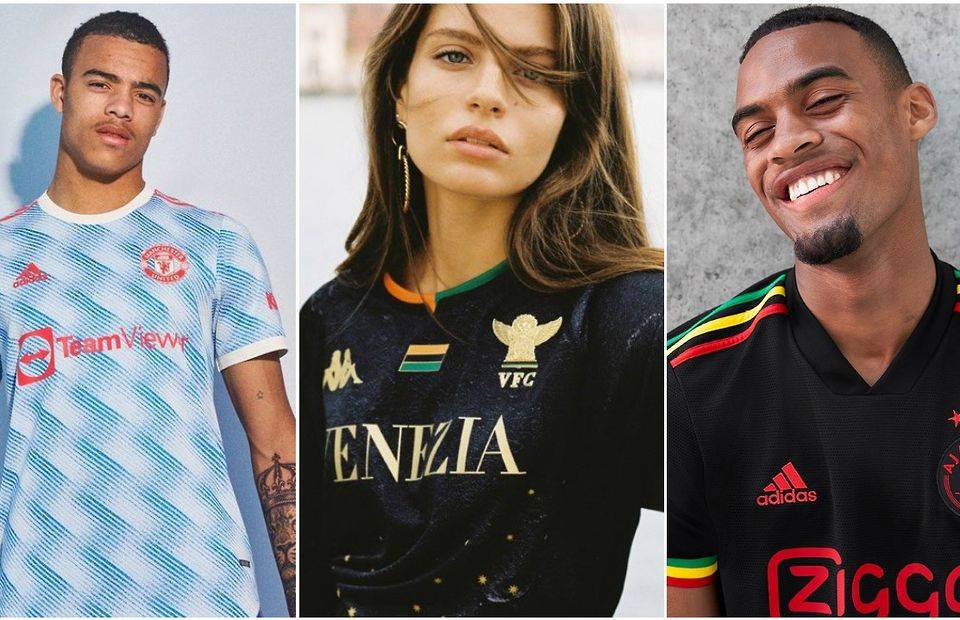 Manchester United and Ajax feature in the top 10 kits