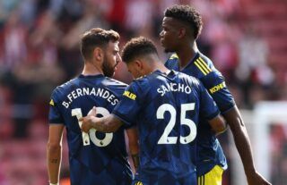 Fernandes, Sancho and Pogba