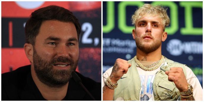 Eddie Hearn has backed Jake Paul to beat Tyron Woodley in their upcoming boxing match in Cleveland, Ohio, USA.