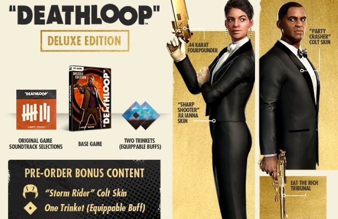 Deathloop's Deluxe Edition will contain some unique items that other versions will not include.