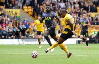 Tottenham target Adama Traore in action