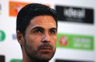 Arsenal manager Mikel Arteta in a press conference