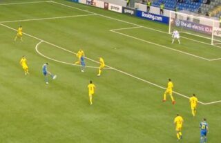 Roman Yaremchuk scored a screamer for Ukraine vs Kazakhstan