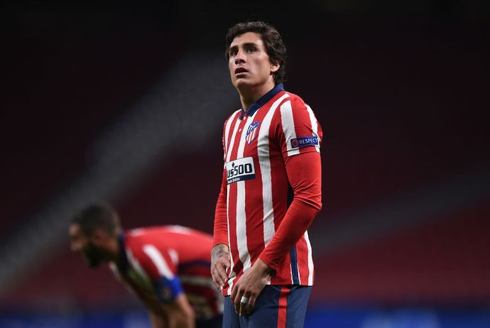 Jose Gimenez in action for Atletico